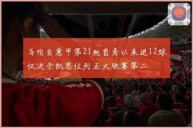 马伦自意甲第21轮首秀以来进12球仅次于凯恩位列五大联赛第二